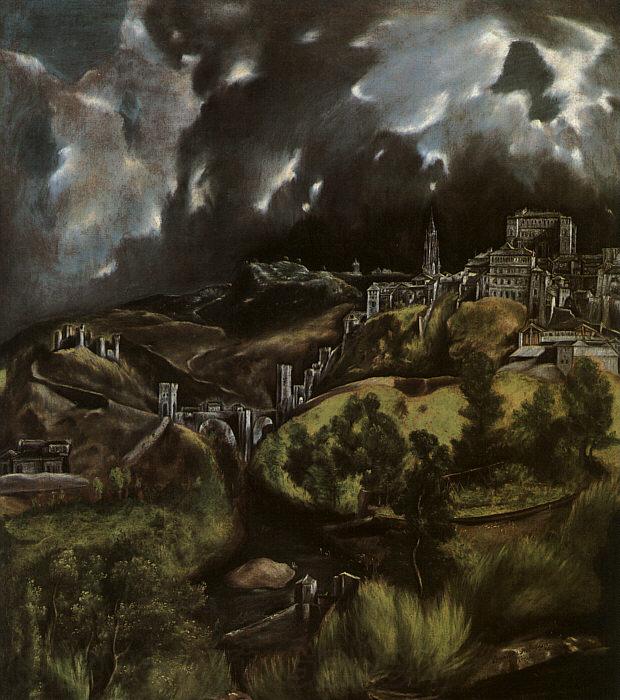 El Greco View of Toledo Spain oil painting art